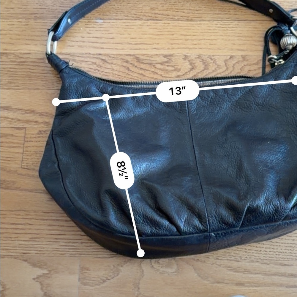 Elegant Brown and Black Leather Handbags - Picture 10 of 13